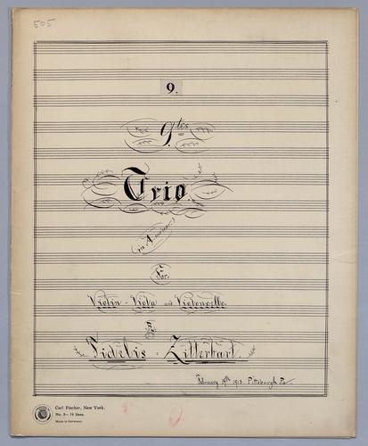 9tes Trio - Parts: Violin,