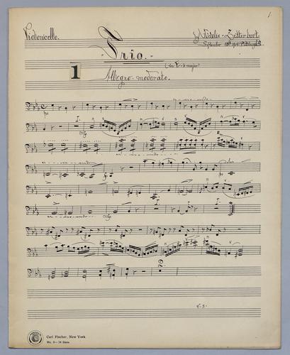 Trio : [no.] 11 - Parts: Violoncello,