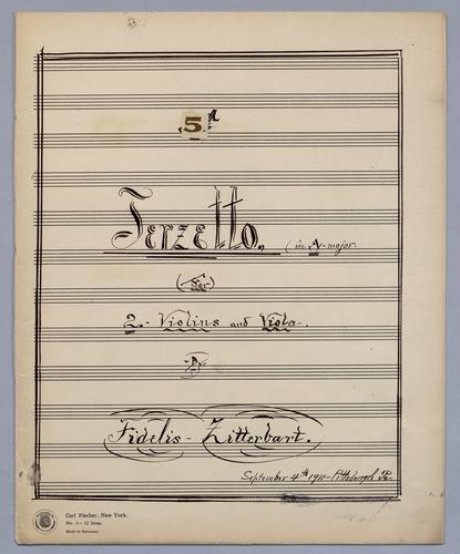 Terzetto [no.] 5 - Parts: Violin 1,