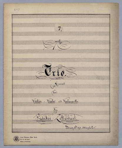 7tes Trio - Parts: Violin,