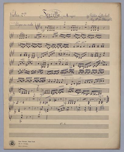Terzetto [no.] 4 - Parts: Violin 2,