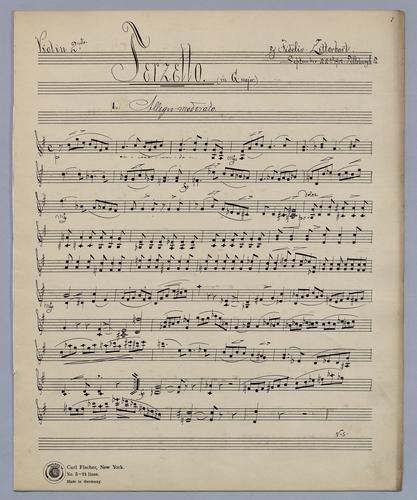 Terzetto [no.] 1 - Parts: Violin 2,