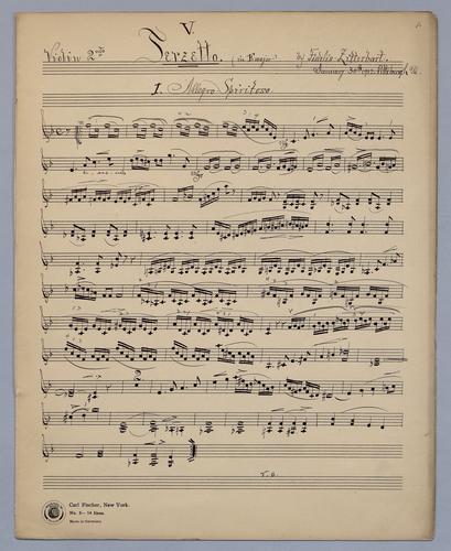 Terzetto [no.] 7 - Parts: Violin 2,