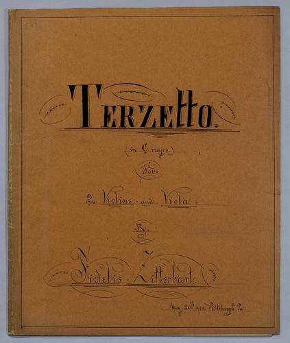 Terzetto for 2 Violins and Viola - Score,