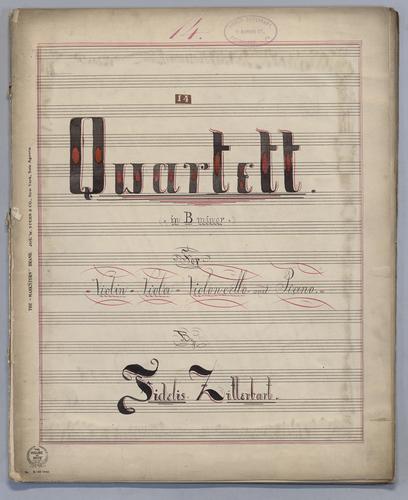 Quartett : [no.] 14 - Score