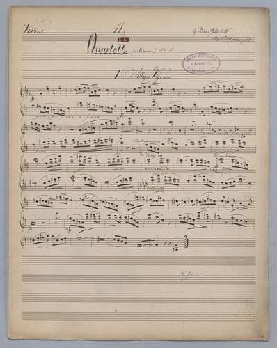 Quartett : No. 11 - Parts: Violine,