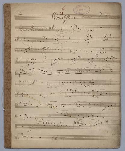 Quartett : [no.] 6 - Parts: Viola,
