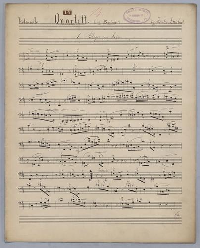 Quartett : [no.] 14 - Parts: Violoncello