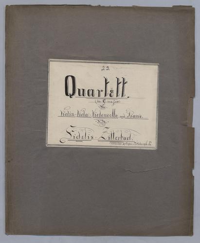Quartett : [no.] 22 - Score,