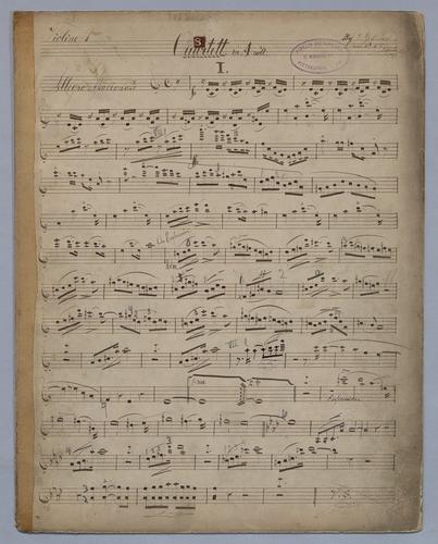 Quartett : [no.] 8 - Parts: Violine,