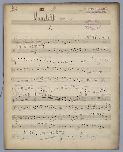 Quartett : No. 10 - Parts: Viola