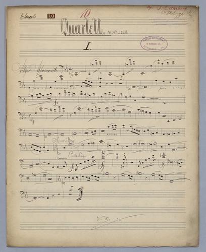 Quartett : No. 10 - Parts: Violoncello