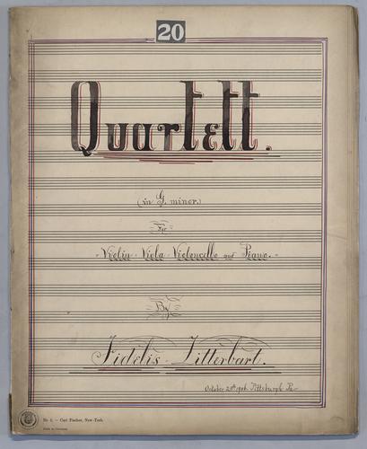 Quartett : [no.] 20 - Score,