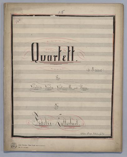 Quartett : [no.] 25 - Score,