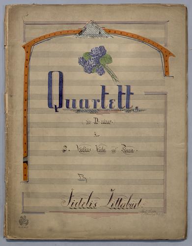 Quartett for 2 Violins, Viola and Piano - Score,