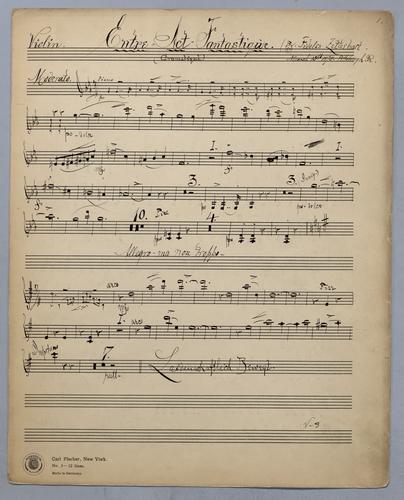 Entre-act fantastique - Parts: Violin,