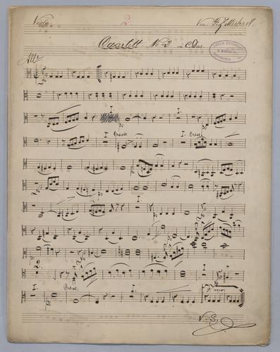 Quartett : No. 2 - Parts: Viola,