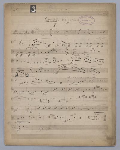 Quartett : No. 3 : 2nd serie - Parts: Viola,
