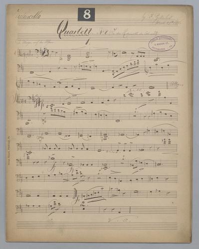 Quartett : No.8 - Parts: Violoncello,