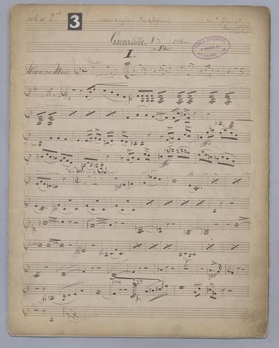 Quartett : No. 3 : 2nd serie - Parts: Violino 2,