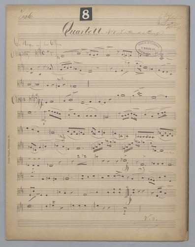 Quartett : No.8 - Parts: Viola,