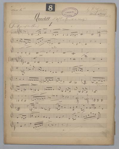 Quartett : No.8 - Parts: Violine 2,
