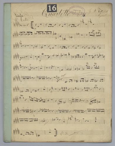 Quartetto : No. 16 - Parts: Viola,