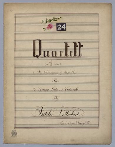 Quartett : [no.] 24 - Parts: Violin 1,