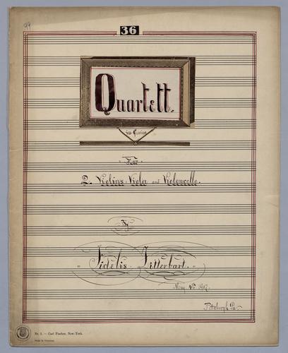 Quartett : [no.] 20 - Parts: Violin 1,