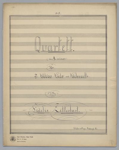 Quartett : [no.] 43 - Parts: Violin 1,