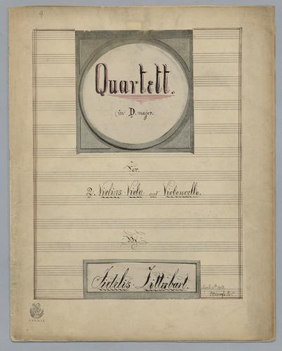 Quartett : [no.] 38 - Parts: Violin 1,