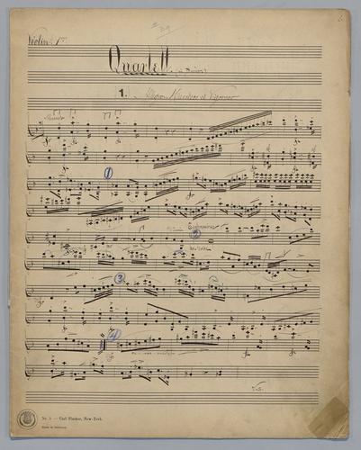 Quartett : [no.] 39 - Parts: Violin 1