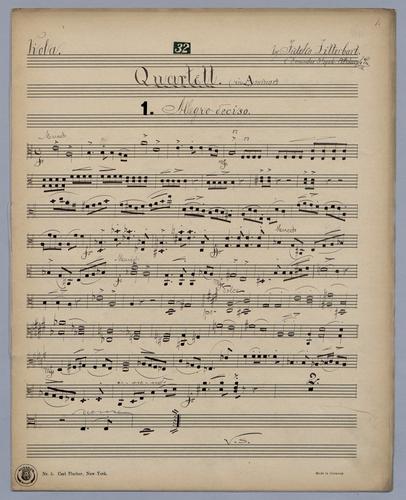 Quartett : [no.] 32 - Parts: Viola,