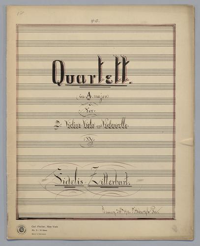 Quartett : [no.] 40 - Parts: Violin 1,