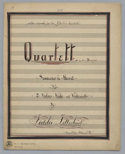Quartett : [no.] 45 - Parts: Violin 1,