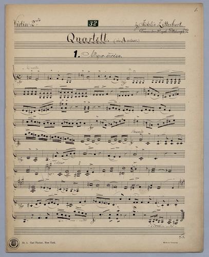 Quartett : [no.] 32 - Parts: Violin 2,