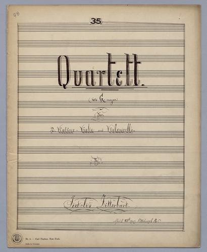Quartett : [no.] 35 - Parts: Violin 1,