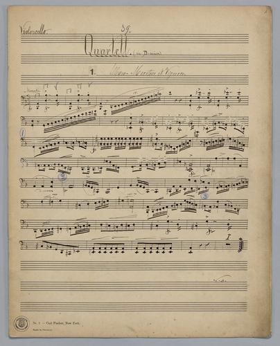 Quartett : [no.] 39 - Parts: Violoncello