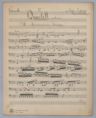 Quartett : [no.] 57 - Parts: Violoncello,