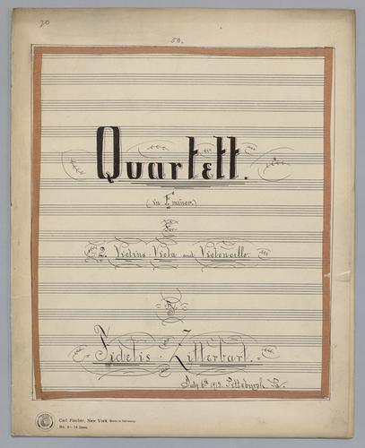 Quartett : [no.] 50 - Parts: Violino Primo,