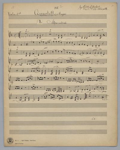 Quartett : [no.] 48a - Parts: Violin 2,