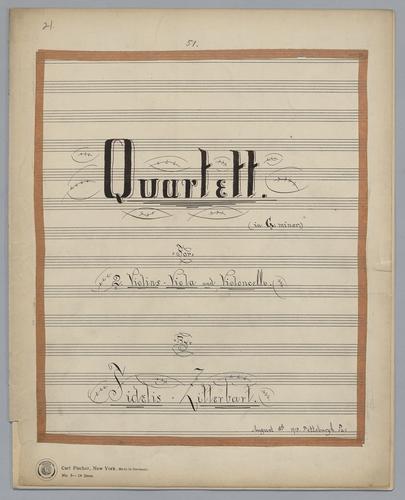 Quartett : [no.] 51 - Parts: Violin 1,