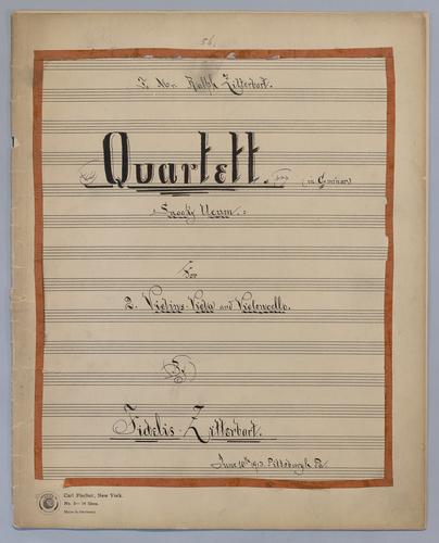 Quartett : [no.] 56 - Parts: Violin 1,