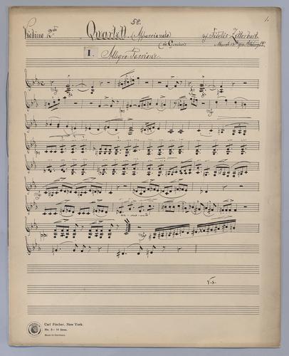 Quartett : [no.] 58 - Parts: Violin 2,