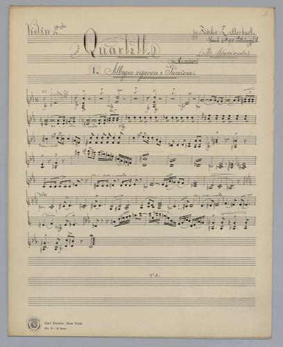 Quartett : [no.] 71 - Parts: Violin 2,