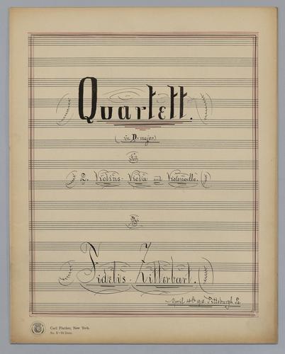 Quartett : [no.] 74 - Parts: Violin 1,