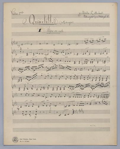 Quartett : [no.] 69 - Parts: Violin 2,