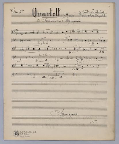Quartett : [no.] 59 - Parts: Viola 2,