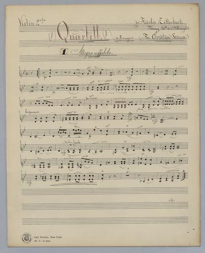 Quartett : [no.] 70 - Parts: Violin 2,