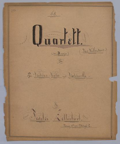 Quartett : [no.] 68 - Parts: Violin 1,